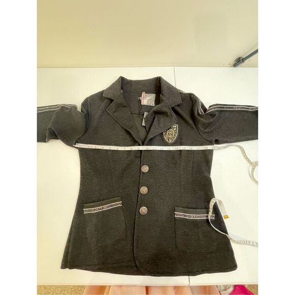 Dolceza Cardigan NWT charcoal small - Picture 3 of 8